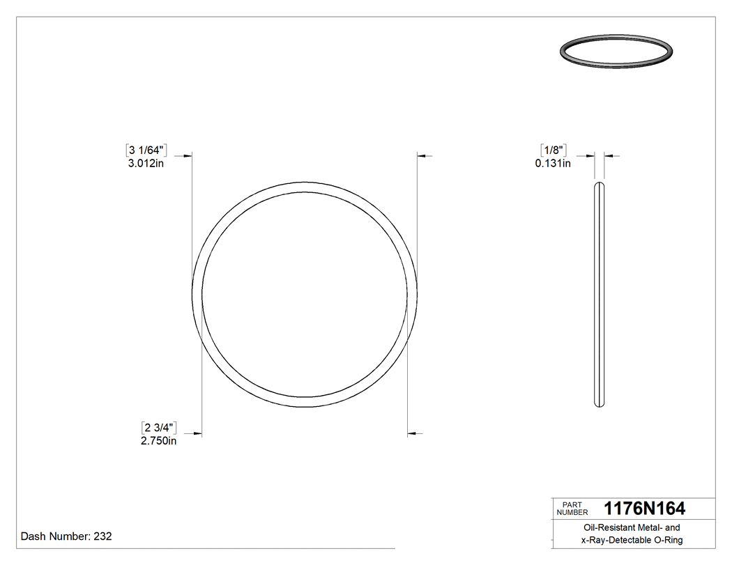Technical drawing - 1176N164